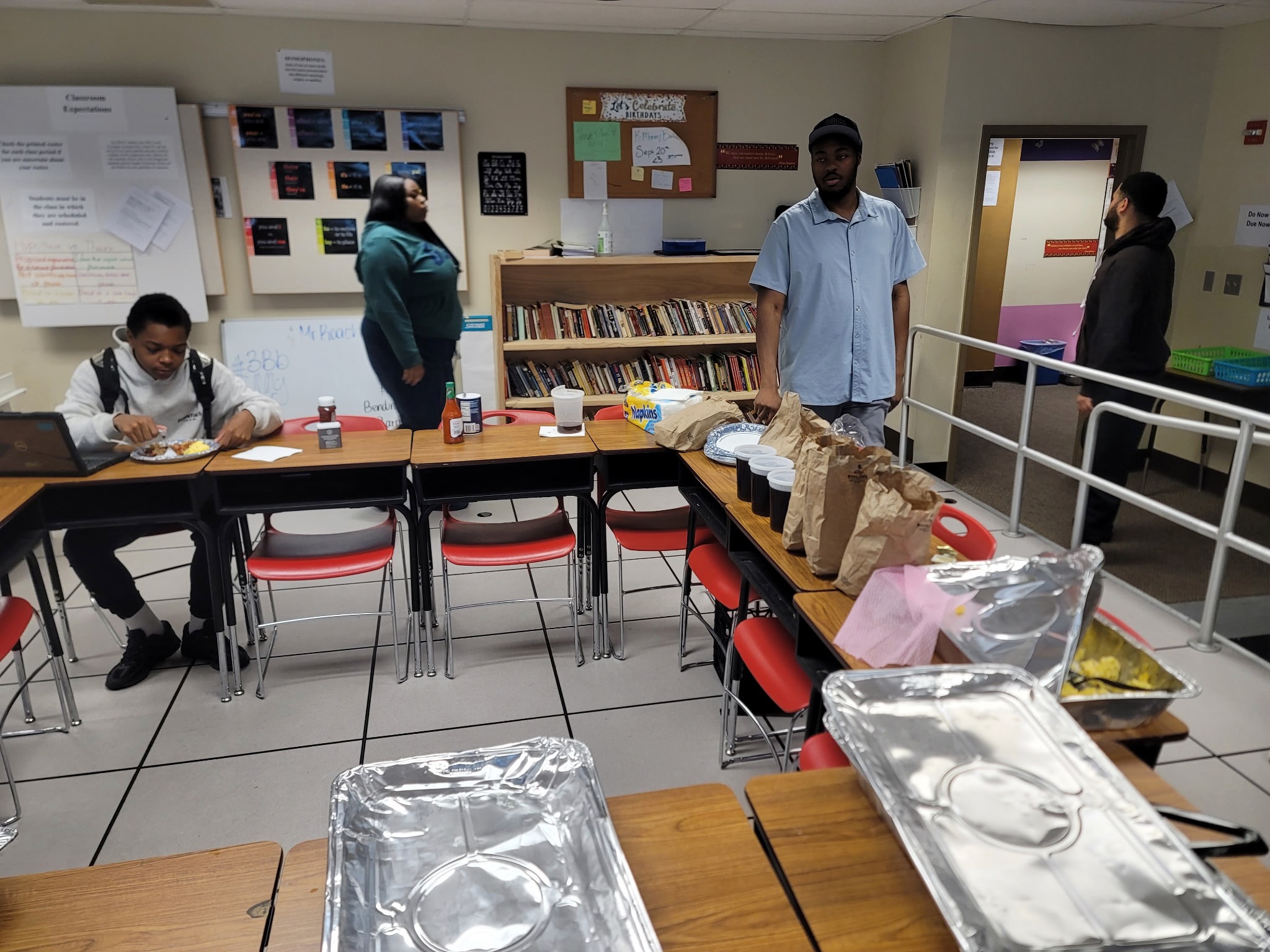 Students receiving nutrition support meal